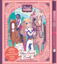 Image de Mon carnet créatif   Ranch Vanille (feutre pailleté, stickers et pochoirs)
