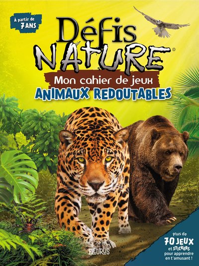 Image de Mon cahier de jeux   Animaux redoutables (7+ avec stickers)