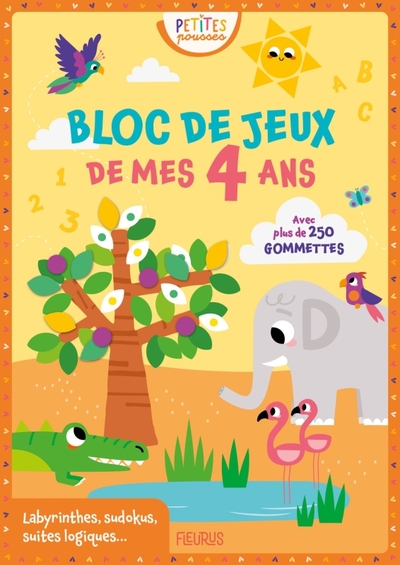 Image de Le bloc de jeux de mes 4 ans avec des gommettes