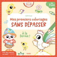Image de Mes premiers coloriages sans dépasser   À la ferme !