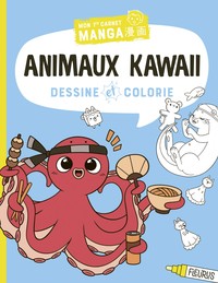 Image de Dessine et colorie   Animaux kawaii