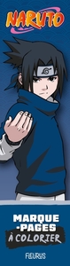 Image de Marque-pages à colorier Naruto   Édition Sasuke