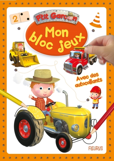 Picture of Mon bloc de jeux - P'tit Garçon - Tracteur