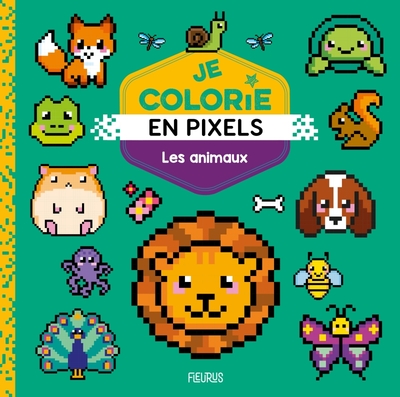 Image de Je colorie en pixels - Les animaux
