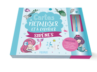 Image de Cartes à métalliser et à colorier : Sirènes