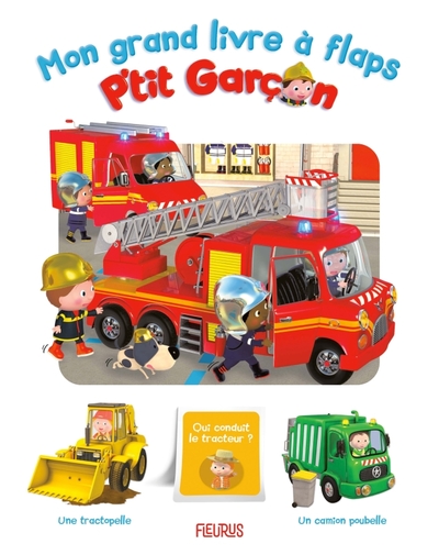 Picture of Mon grand livre à flaps P'tit Garçon