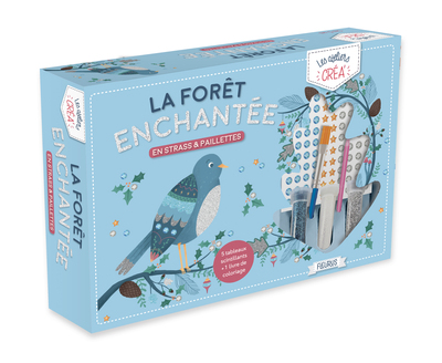Image de La forêt enchantée en strass et paillettes