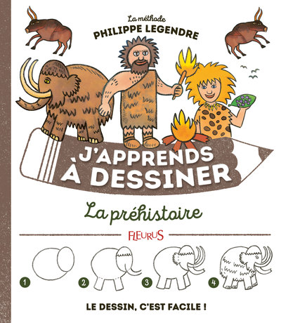 Image de J'apprends à dessiner la Préhistoire