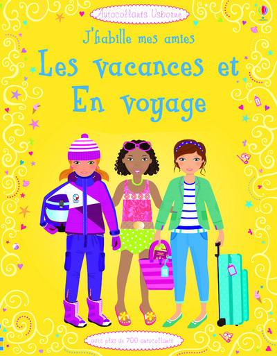 Picture of J'habille mes amies - Les vacances et en voyage - Autocollants Usborne (volume combiné)