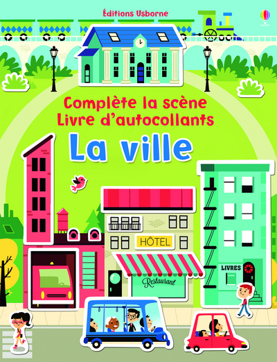 Picture of La ville - Complète la scène - livre d'autocollanTS