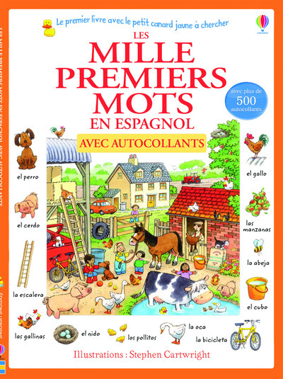 Image de Les mille premiers mots en espagnol avec autocollants