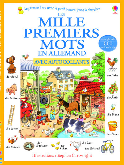 Image de Les mille premiers mots en allemand avec autocollants