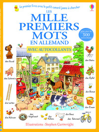 Image de Les mille premiers mots en allemand avec autocollants