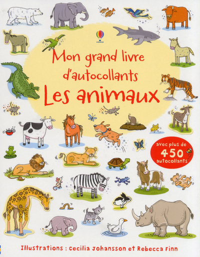 Picture of Mon grand livre d'autocollants - Les animaux