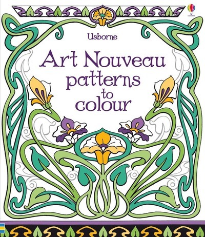 Picture of Art nouveau patterns to colour