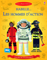 Image de Habille... Les hommes d'action et Dans le feu de l'action - Autocollants Usborne