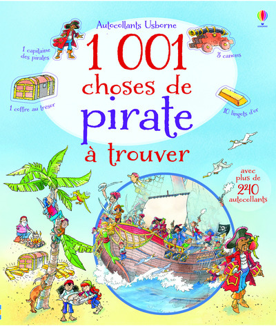 Image de 1001 choses de pirate à trouver - Autocollants Usborne
