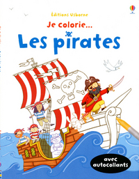 Image de Je colorie... les pirates - avec autocollants