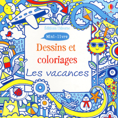 Image de Dessins et coloriage Les vacances - Mini-livre