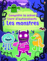 Picture of Les monstres - Complète la scène - livre d'autocoLlants