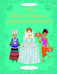 Image de Habille... Rois et reines et costumes traditionnels - Autocollants Usborne (volume combiné)