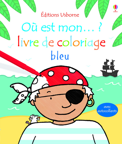 Picture of Où est mon... ? livre de coloriage bleu