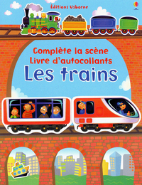 Image de Les trains - Complète la scène - Livre d'autocollants