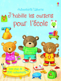 Picture of J'habille les oursons pour l'école - autocollantsUSBORNE