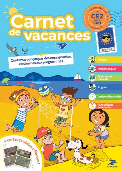Picture of Carnet de Vacances CE2 vers CM1 edition 2025