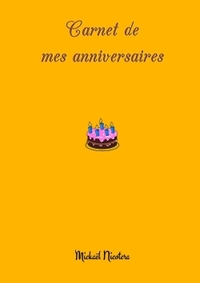 Picture of Carnet de mes anniversaires