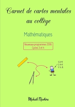 Image de Carnet de cartes mentales au collège - Mathématiques