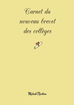 Image de Carnet du nouveau brevet des collèges