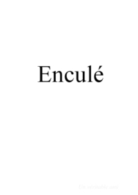 Picture of Enculé