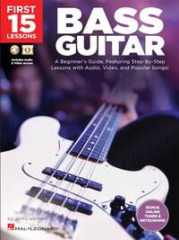 Picture of FIRST 15 LESSONS - BASS GUITAR GUITARE +ENREGISTREMENTS ONLINE