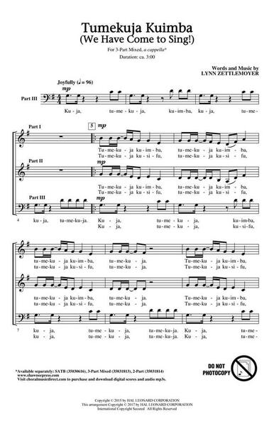 Picture of TUMEKUJA KUIMBA (WE HAVE COME TO SING!) CHANT