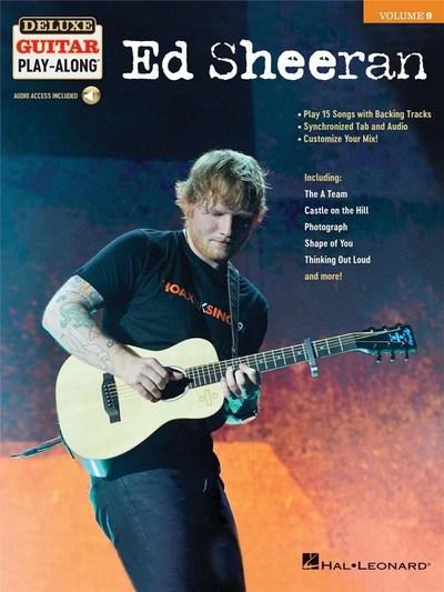 Image de ED SHEERAN DELUXE GUITAR PLAY-ALONG VOLUME 9 - GUITARE -  RECUEIL + ENREGISTREMENT(S) EN LIGNE