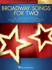 Picture of BROADWAY SONGS FOR TWO CLARINETS