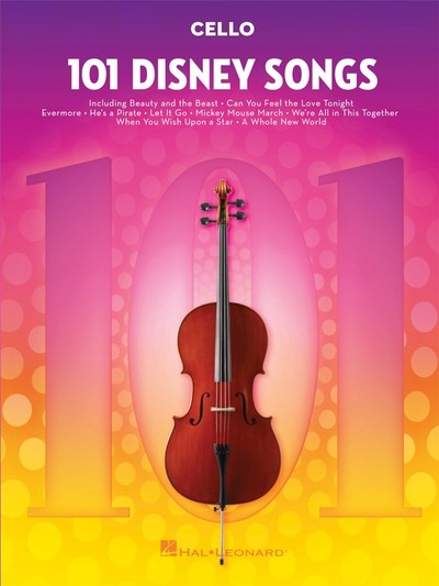 Image de 101 DISNEY SONGS  FOR CELLO - POUR VIOLONCELLE