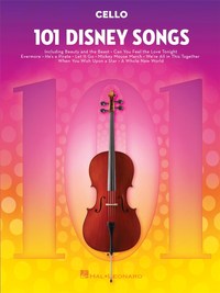 Image de 101 DISNEY SONGS  FOR CELLO - POUR VIOLONCELLE