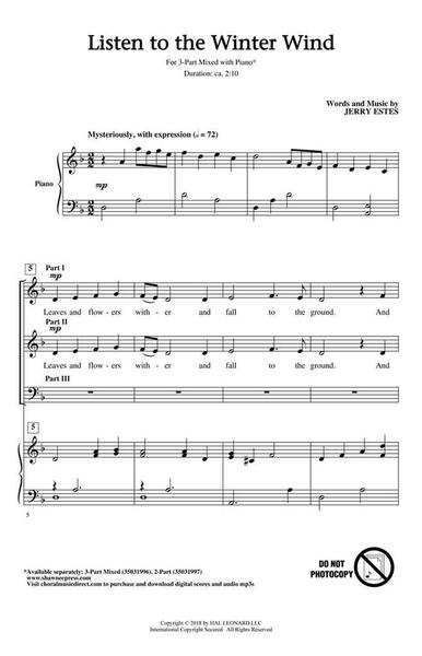 Picture of LISTEN TO THE WINTER WIND CHANT