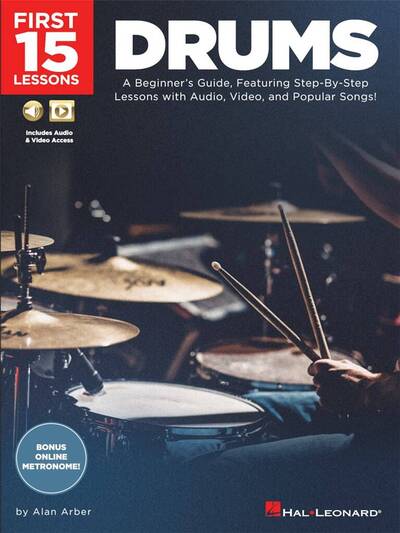 Picture of FIRST 15 LESSONS - DRUMS  +ENREGISTREMENTS ONLINE