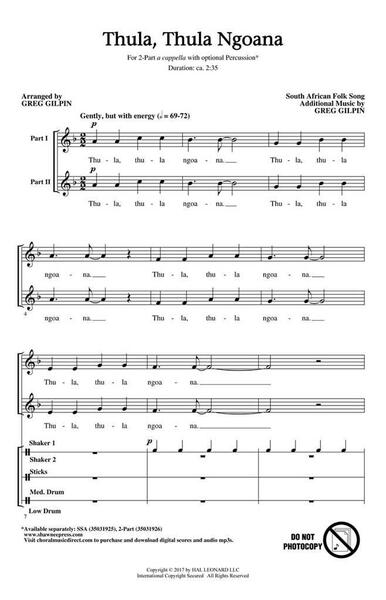 Picture of THULA, THULA NGOANA CHANT