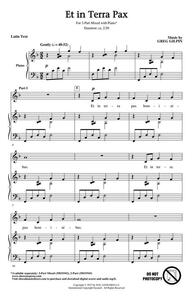 Picture of ET IN TERRA PAX CHANT