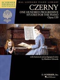 Picture of CARL CZERNY : ONE HUNDRED PROGRESSIVE STUDIES, OP. 139 - SCHIRMER PERFORMANCE EDITIONS SERIES - PIAN