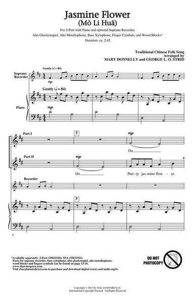 Picture of JASMINE FLOWER (MO LI HUA) CHANT