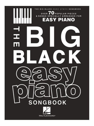 Image de THE BIG BLACK EASY PIANO SONGBOOK - OVER 70 POPULAR PIECES AND SONGS ARRANGED FOR EASY PIANO