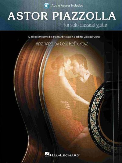 Image de ASTOR PIAZZOLLA FOR SOLO CLASSICAL GUITAR - GUITARE - RECUEIL + MEDIA ONLINE
