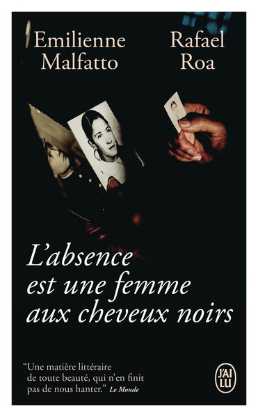 Picture of L'absence est une femme aux cheveux noirs