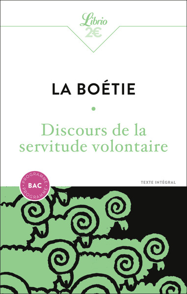 Image de Discours de la servitude volontaire - Bac 2026