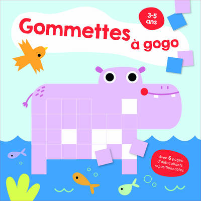 Image de L'hippopotame Gommettes à gogo